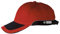 elysee Anstosskappe GREG Schale: PP Baseballkappe - rot