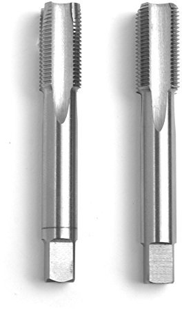 GSR Profi Gewindebohrer Satz | Rohrgewindeschneider Set 2-teilig | Gewindeschneider Zoll HSS BSP G 1/4 | Gewindebohrer 1/4 Zoll