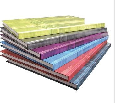 Kladde mit festem Deckel Clairefontaine DIN A4 21x29,7cm, 96 Blatt, 90g, kariert Sortiert 9042C