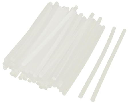 Dapetz ® 30 X Hot Melt Glue Sticks 7mm X 100mm Glue Gun Craft Adhesive General Purpose Suitable for Gluing Wood, Fabric, Most Plastics, Ceramics and Light Gauge Metal
