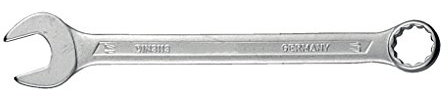 CONNEX Gabel-Ringschlüssel, abgewinkelt, Chrom Vanadium, 17 mm