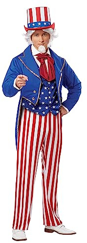California Costumes, Deluxe Uncle Sam Costume, Men's Large