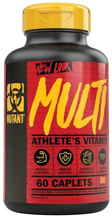 MUTANT Multi - High Potency Vitamins with 75+ Ingredients | Specifically Formulated for Heavy Lifting | 60 Tablets