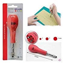 Artemio 10003025 Perforateur 3 Pointes 2, 3, 4 mm de diamètre