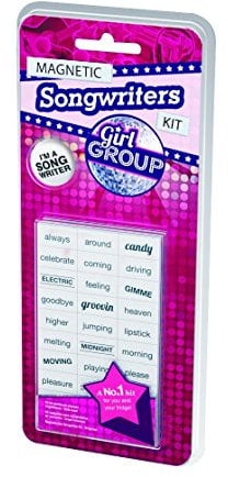 Magnetic Songwriters Kit - Fridge Magnets (Girl Group), Pink