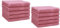 Betz 10er Premium Gästehandtücher-Set - Gesichtstücher-Set - Handtücher-Set - Händehandtücher - 30 x 50cm - Altrosa