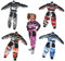 WULFSPORT JUNIOR KIDS CAMO KART SUIT Motocross Quad Sport Racing Overall Jump Suit - Red - Junior (M) 7-8 Yrs