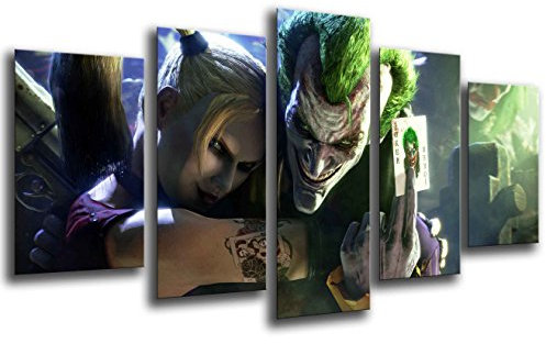 Wandbild - Bild Joker, Batman, 165 x 62 cm, Holzdruck - XXL Format - Kunstdruck, 26218