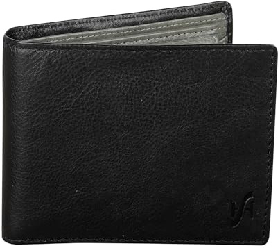 STARHIDE RFID Blocking Wallet for Men UK – Genuine Soft Leather Bifold Card Holder – Coin Pocket, ID Window, Cash Organiser – Gift Boxed #1216