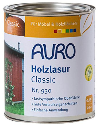 AURO Holzlasur, Classic - Hellbraun 0,75 L