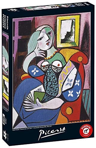 Piatnik Frau mit Buch (Puzzle): 1000 Pieces