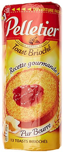 Pelletier Toast Brioché Recette Gourmande pur beurre le Paquet 150g