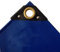 PVC Abdeckplane 650g/m², in blau, in Industriequalität mit Messing-Ösen, UV stabil, reissfest wasserdicht, für Boot, Pool, Wohnwagen, Zeltunterlage, Camping & Outdoor Garten (2mx3m - 6m²)