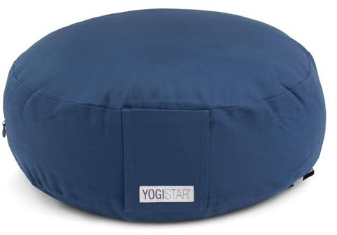 Yogistar Meditationskissen - Rund Dunkel Blau
