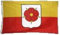 Flagge Deutschland Stadt Detmold Lippe mit Rose - 90 x 150 cm