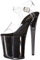 Pleaser Damen Flamingo-808G Sandalen, Transparent (Transparent), 38 EU