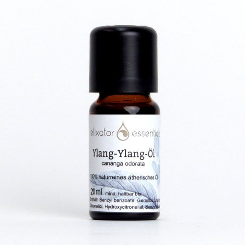 Ylang-Ylang-Öl, Elixator Essentials - 100% naturreines ätherisches Öl, 20 ml