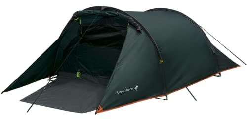 Highlander Blackthorn 2 Person Compact, Lightweight & Breathable Quick Pitch Tent - Great Portable Weekender Tent for Bikers, Cyclists & Adventure Trekkers