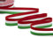 Furlanis - Satinband Italienische Flagge, Dekoratives Band für Pakete, gebrannte Mandeln, italienischer Stoff - 25 mm x 25 m