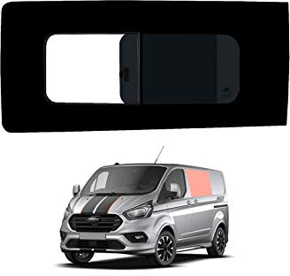 For Ford Transit Custom 2013-2023 Camper Glass Privacy Van Window | Passenger Side (Opening)
