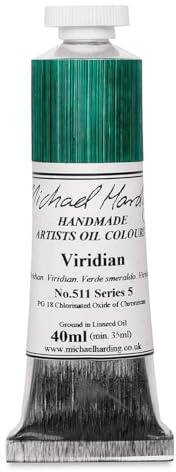 Michael Harding Artist Oil Colors - Viridian - 40ml Tube by Michael Harding