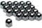 AUTO-STYLE Set of Universal Wheel Nut Caps - Chrome Steel - 19 mm - Set of 20