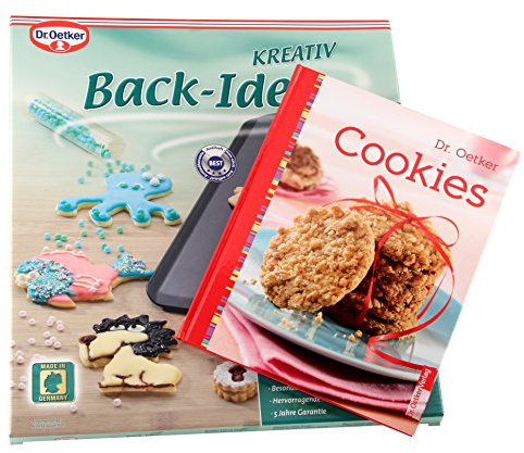 Dr. Oetker Cookie Set, Stahl, schwarz, 33 x 36 x 0,3 cm