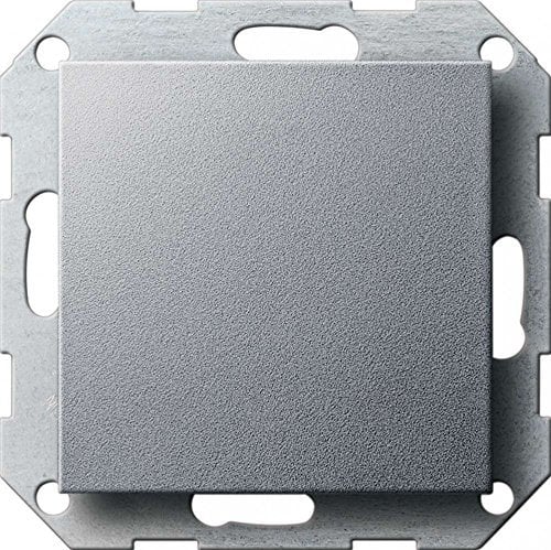 Gira Blindabdeckung 026826 + Tragring System 55 Farbe Alu