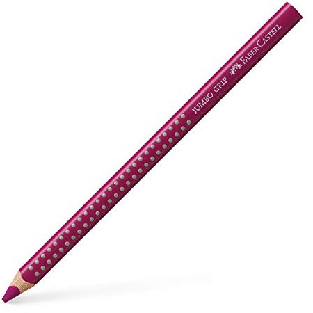 FABER-CASTELL 110925 - Buntstift Jumbo Grip, purpurrosa mittel
