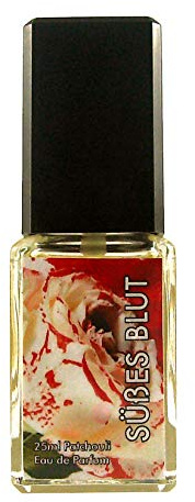 Original Teufelsküche Patchouli Süßes Blut – Vintage Patchouli-Duft mit einer süßen Note, Eau de Parfum uni, Gothic Parfum, 25 ml Spray, Gotik Patchouly