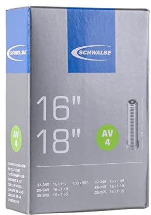 Schwalbe Fahrradschlauch AV4 28/37-340/355 EK AGV 40 mm, 10410310V