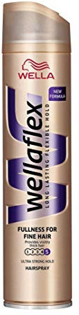 Wellaflex Lot de 3 flacons de spray pour cheveux fins 250 ml