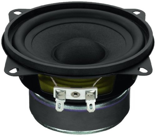 Monacor SPM-100/8 - Subwoofer componente de 50W, negro