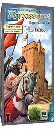 Giochi Uniti - Carcassonne La Torre, Espansione 4 per Carcassonne, Gioco da tavolo, Edizione italiana, GU345