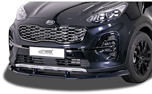 RDX Racedesign Frontspoiler Vario-X kompatibel mit Kia Sportage (QL) Facelift 2018- inkl. GT-Line (PU), Unlackiert