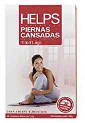 HELPS INFUSI - Infuso di vite rossa, meliloto, hamamelis e mirtillo. Migliora la circolazione e riduce la pesantezza. HELPS le gambe stanche. Confezione da 20 bustine.
