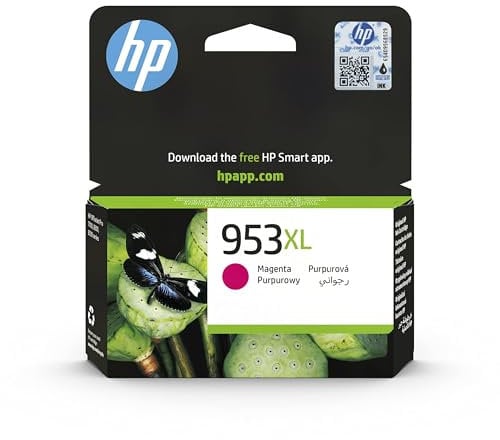HP F6U17AE 953XL Original-Tintenpatrone mit hoher Kapazität, Magenta, Einzelpackung