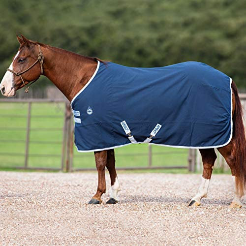 Horseware Amigo Stable Sheet 0g- Navy/Silver
