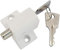 Sliding Patio Door Locks. Security Bolt / Catch for Windows or Doors - White