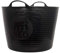 Tubtrugs Gartenkorb, flexibel, groß, 38 l schwarz