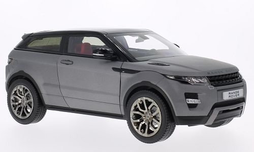 Land Rover Range Rover Evoque, matt-grau/schwarz, Modellauto, Fertigmodell, Welly 1:18