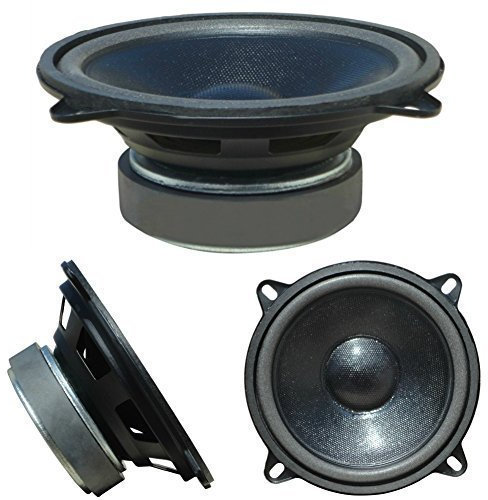 1 MID WOOFER MASTER AUDIO CW500/4 CW 500/4 altoparlante 13,00 cm 130 mm 5 40 watt rms 80 watt max impedenza 4 ohm per auto 92 db a sospensione morbida, nero, 1 pezzo