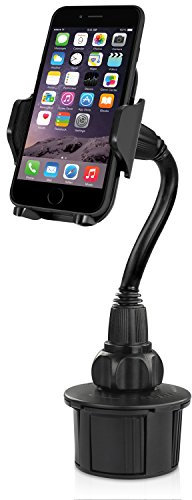 Macally MCUPXL 10 cm lange einstellbare Auto-Halterung für Becherhalter für iPhone, Smartphone und Mobiltelefon