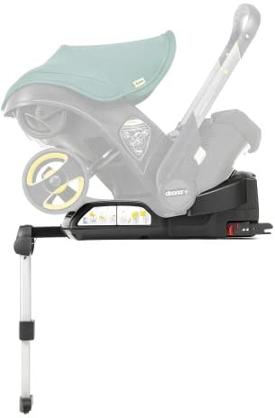 Doona+ Baby Car Seat Isofix Base, Extended Leg Support | Isofix Installation Set, Features Installation Indicator to Confirm, Safely Locked in Place, Only Compatible with Doona+