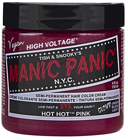 Manic Panic High Voltage Classic Cream Formula Semi-Permanente Haarfarbe 118ml (Hot Hot Pink)