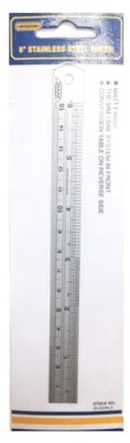 HHIP 7019-0001 Stainless Steel Ruler, Size 6/15 cm
