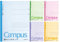 KOKUYO Wsgoo Campus-Notizbuch, A 7 mm, liniert, A4, 30 Blatt, 35 Linien, 5 Stück, 5 Farben, Japan Improt (NO-203CAX5)