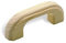 SIRO Möbelgriff Wernau, Schlicht, Holz fichte roh, 82 mm x 30 mm x 18 mm, LA 64 mm, S30-82HZ16