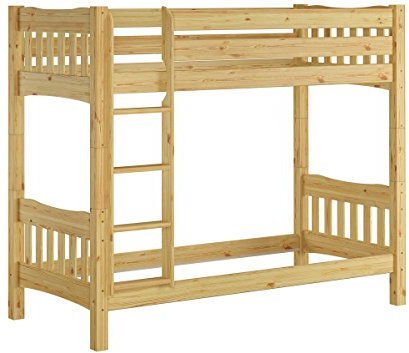 Erst-Holz®60.15-09 Ni100 oR Etagenbett Kiefer 90x200 cm - ohne Zubehoer