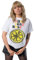 The Stone Roses Logo Lemon Multicolour Men's T-Shirt White Medium
